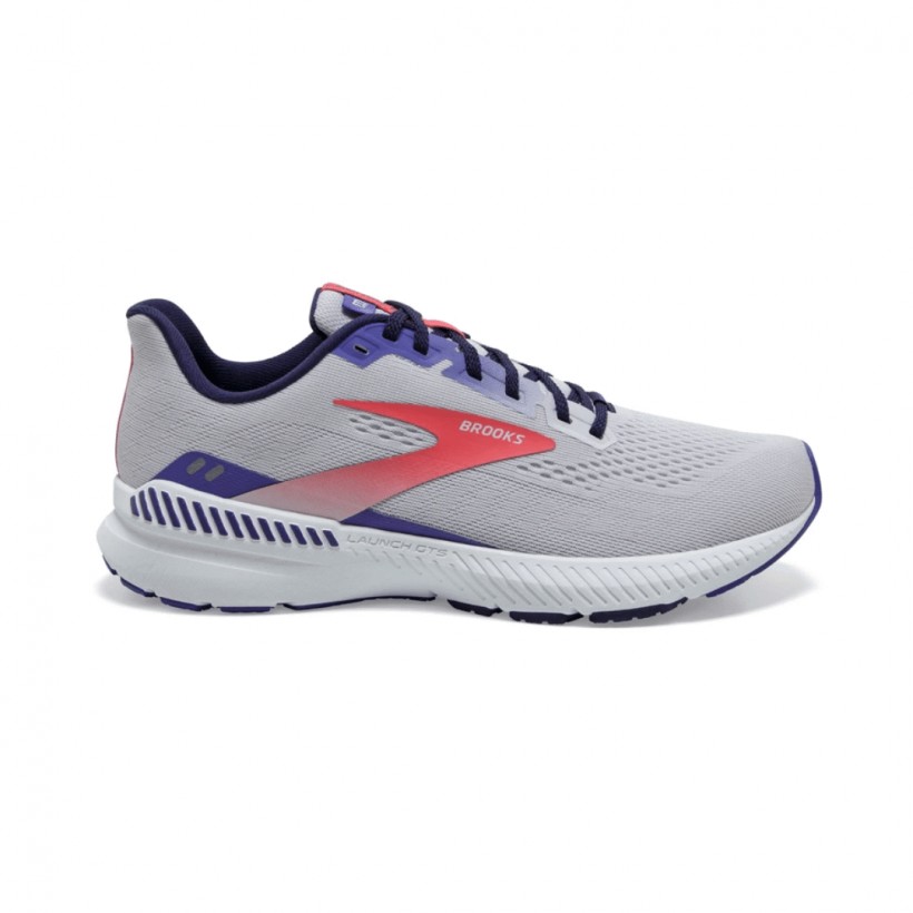 Brooks Launch GTS 8 Shoes Lavender Gray AW21 Woman