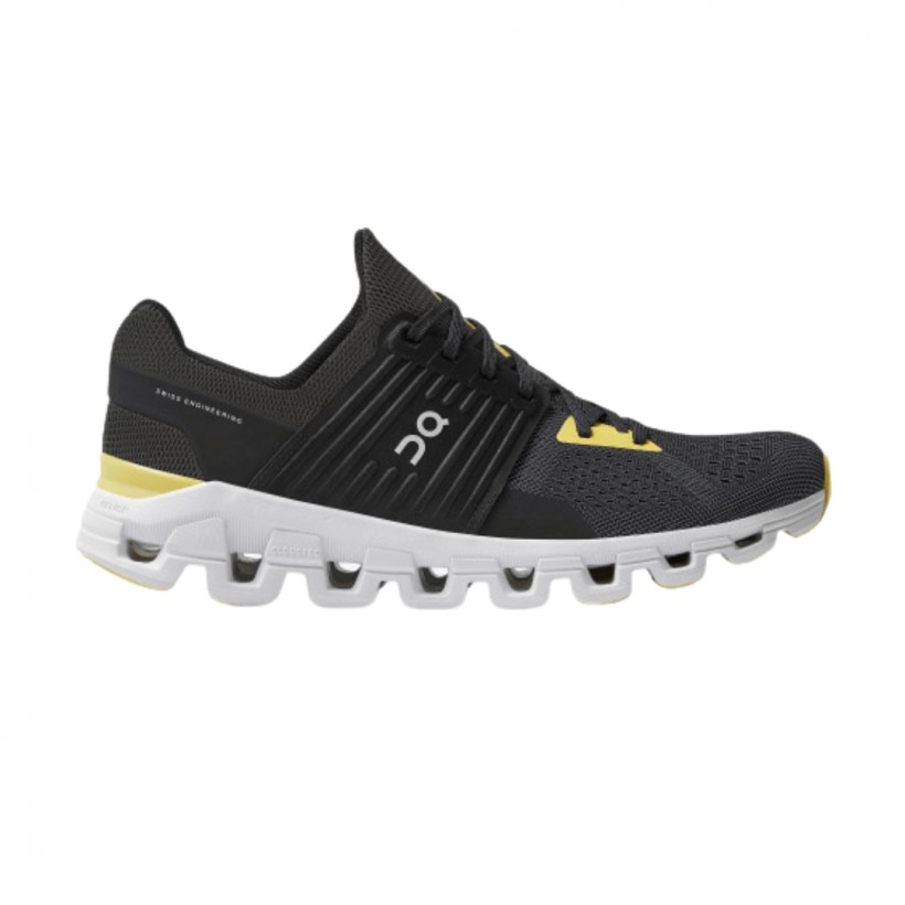 On Cloudswift Magnet Shoes Black Yellow