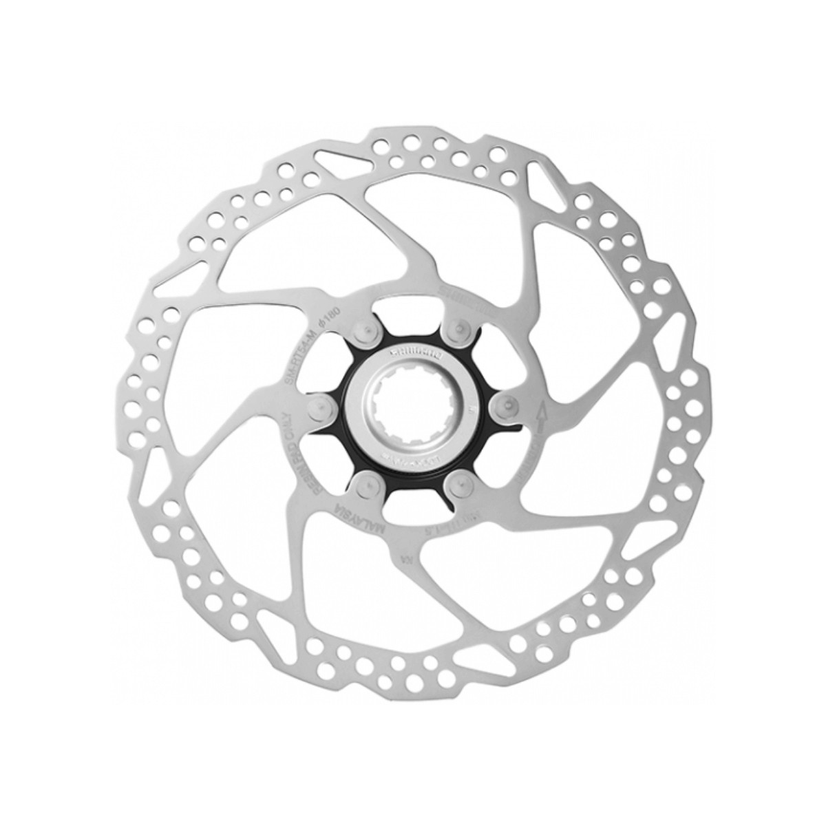 System M  günstig Kaufen-Shimano Center Lock 180mm Bremsscheibe.. Shimano Center Lock 180mm Bremsscheibe. <![CDATA[Shimano Center Lock 180mm Bremsscheibe. SHIMANO SM-RT54 Bremsscheiben bieten außergewöhnliche Bremskraft unter allen Fahrbedingungen. Das CENTER LOCK Montagesystem