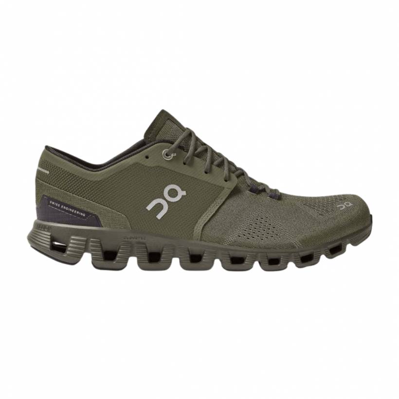 Buty męskie On Cloud X zielone