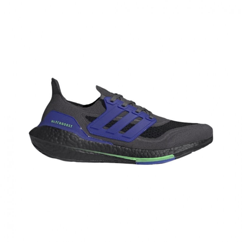 Adidas Ultra Boost 21 Running Shoes Gray Blue AW21