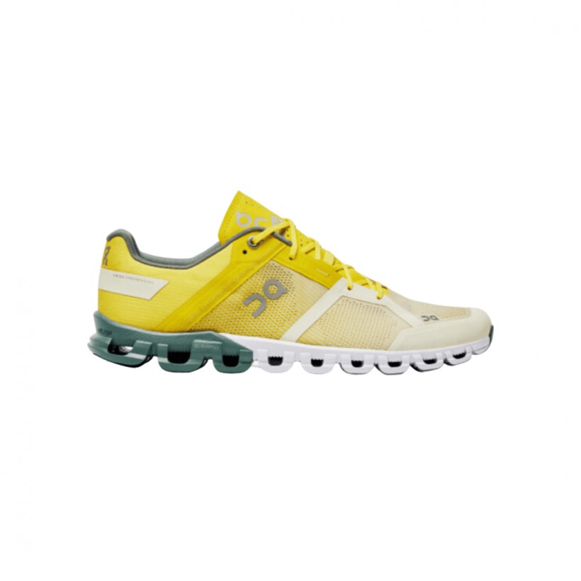 On Cloudflow Yellow Blue PV20 Men's Shoes