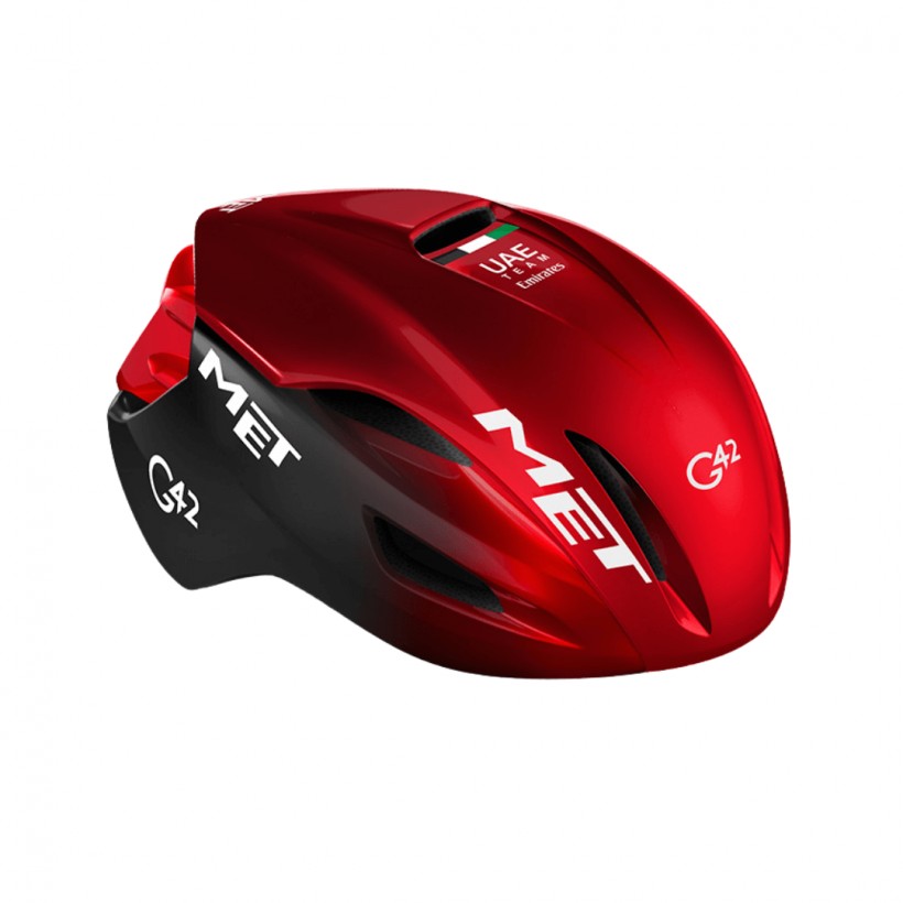 Casque Met Manta Mips CE UAE Édition Limitée Noir Rouge AW21