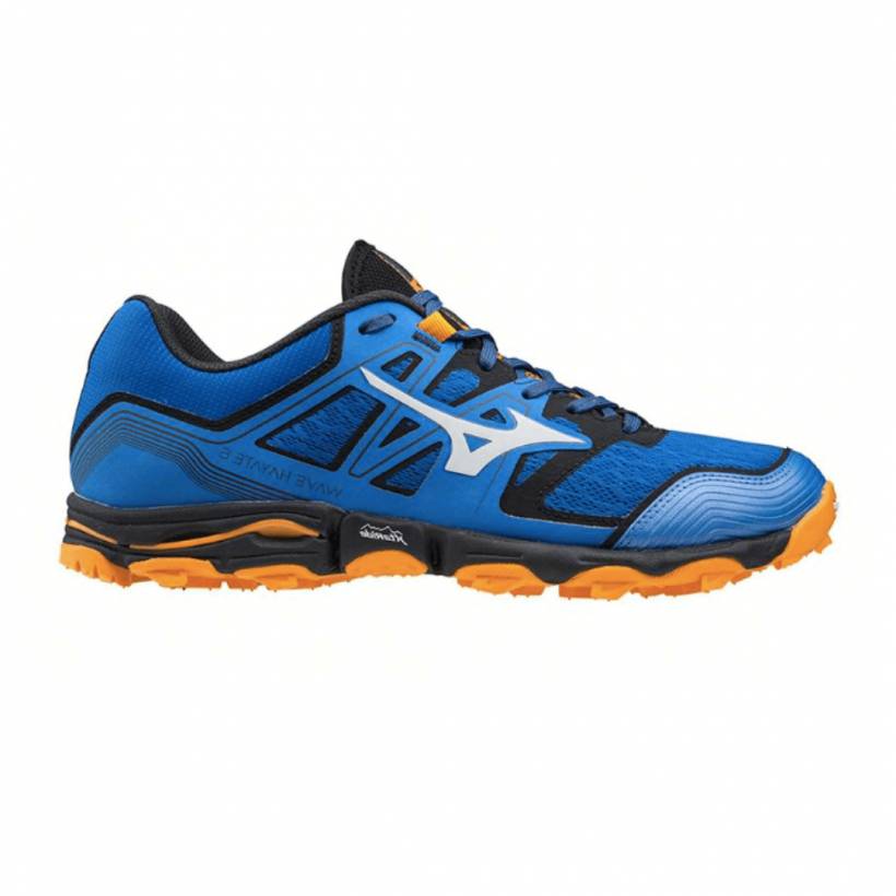 Zapatillas Mizuno Wave Hayate 6 Azul Naranja OI20 Hombre