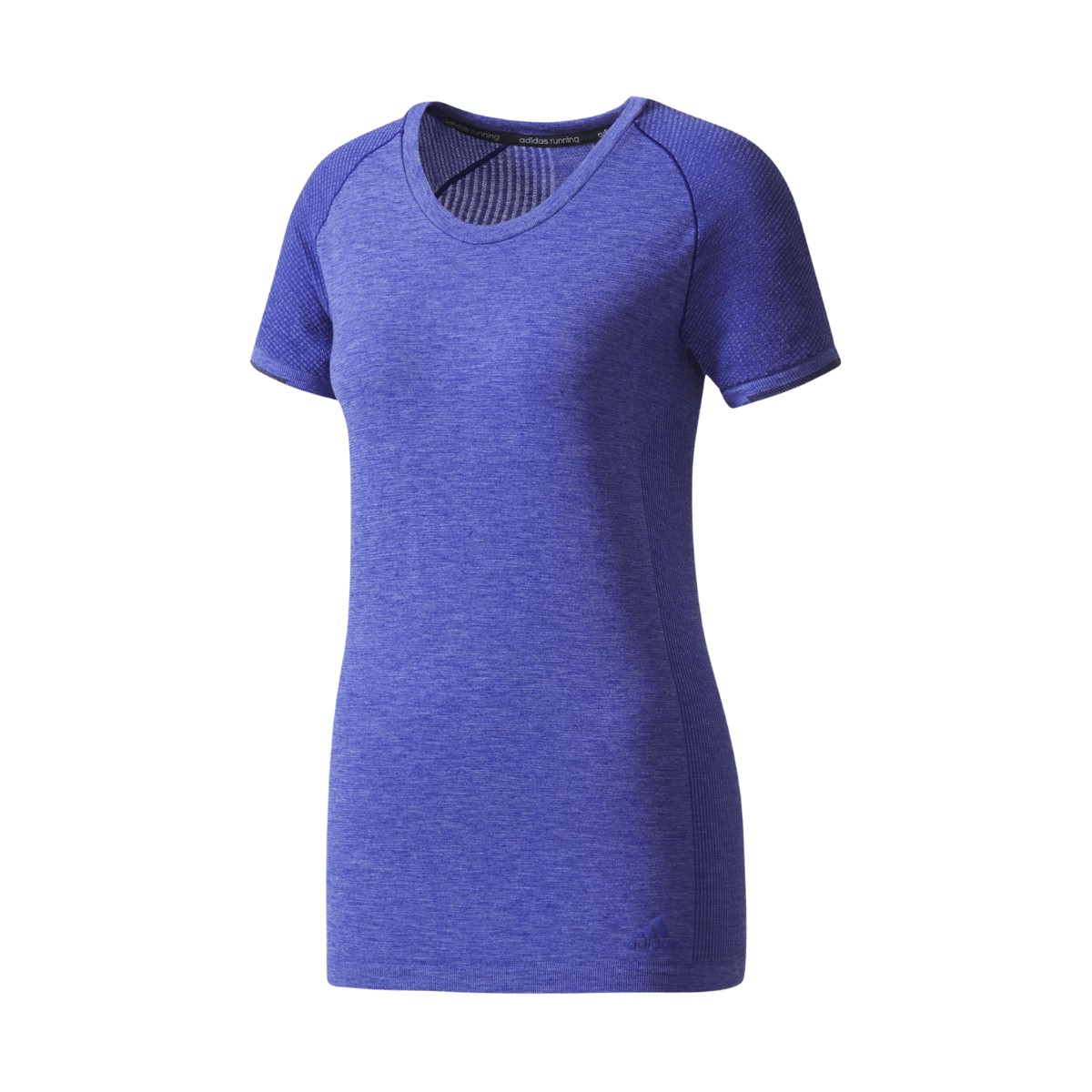 Camiseta maga corta Adidas Técnica Primeknit Wool Mujer Azul, Talla XS.