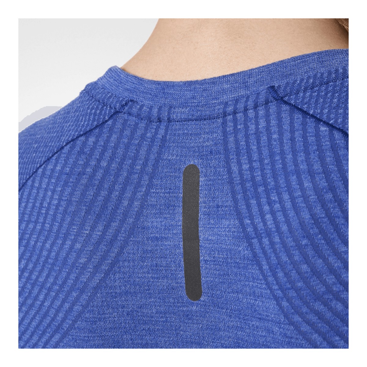 Short Sleeve Adidas Primeknit Woman Blue
