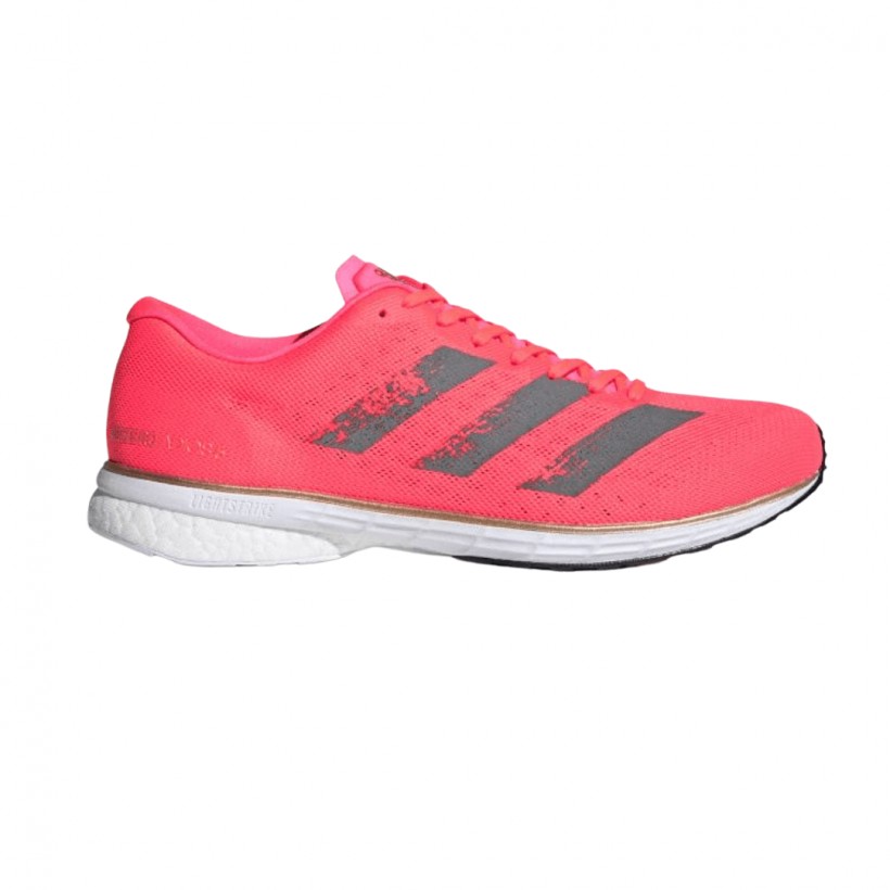 Adidas adizero adios 3 boost mens running shoes  orange top