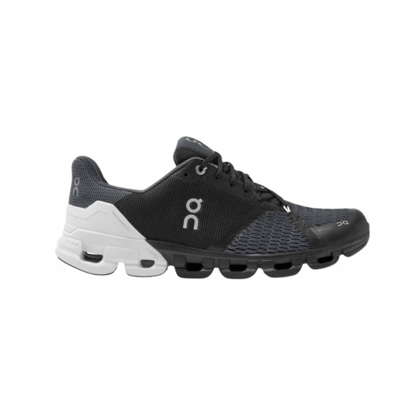 On Cloudflyer Shoes Black White