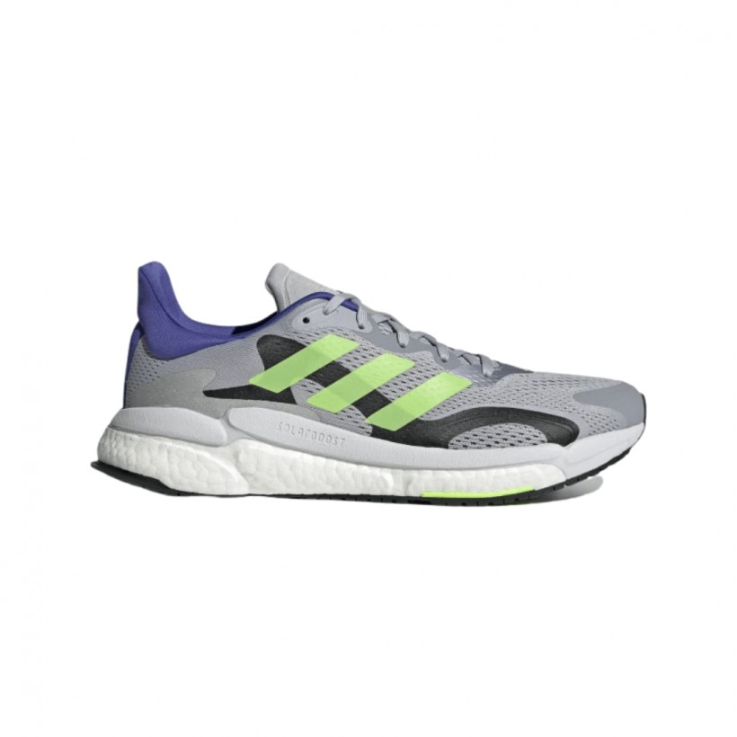 Adidas Solar Boost 3 Running Shoes Gray Green