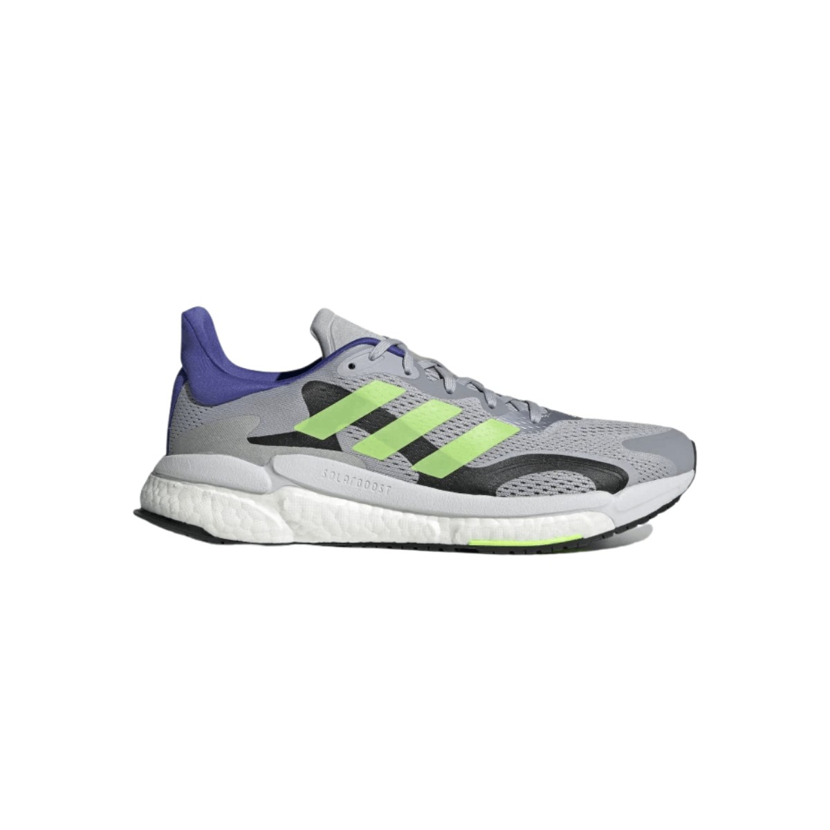 Viajero adecuado Cerco Adidas Solar Boost 3 Running Shoes Gray Green