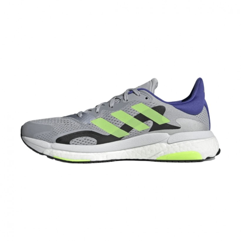 Adidas Solar Boost 3 Running Shoes Gray Green