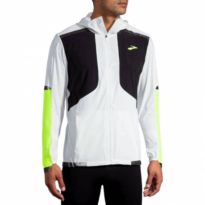 Chaqueta Brooks Carbonite Gris Negro AW21
