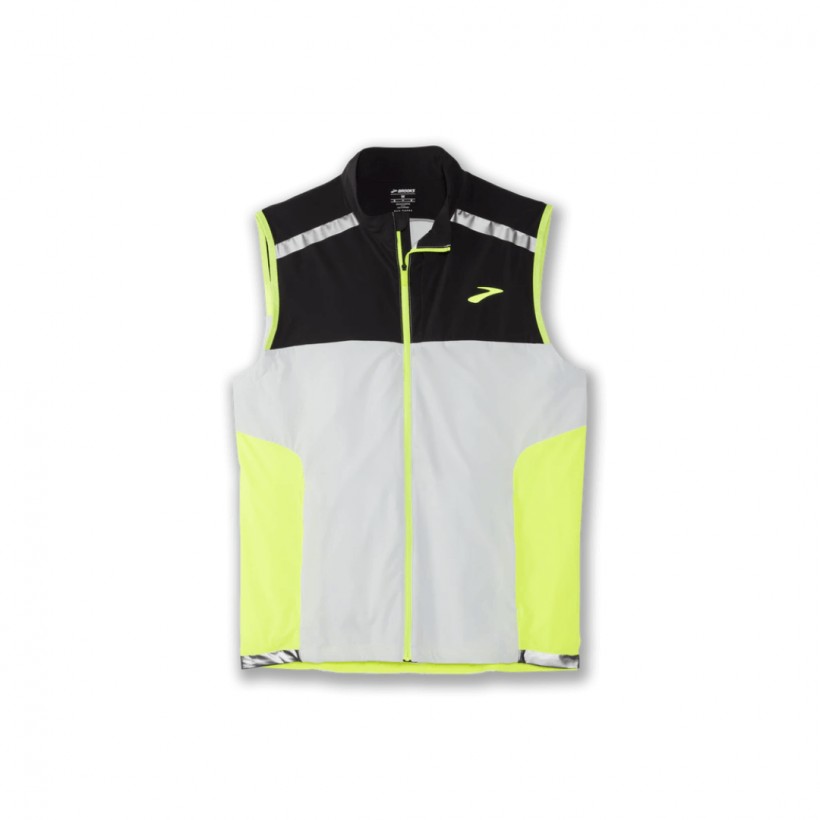 Carbonite Vest Brooks Icy Gray Black Nightlife AW21