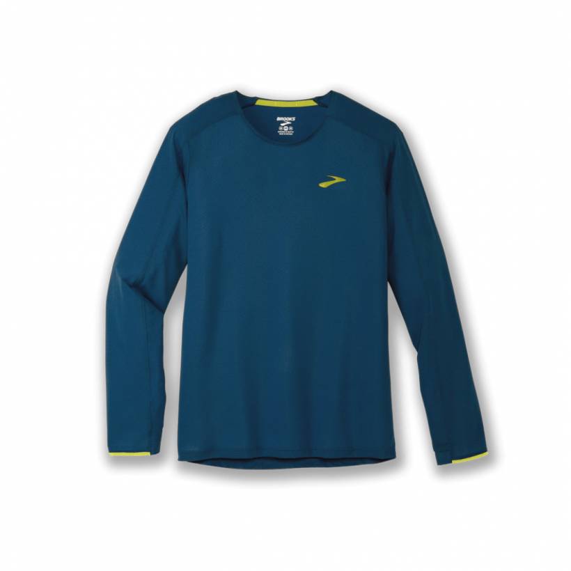 Brooks Breathable Long Sleeve T-shirt Blue AW21