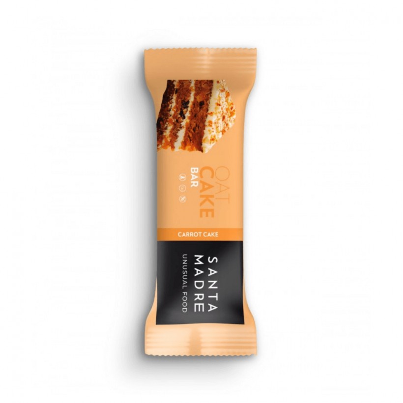 Barrita de Avena Santamadre sabor Tarte de Zanahoria 60g