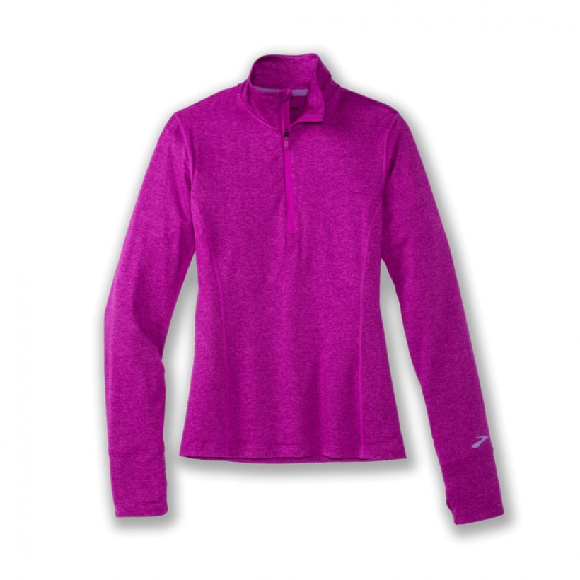 Brooks Dash 1/2 Zip Purple Woman Jacket