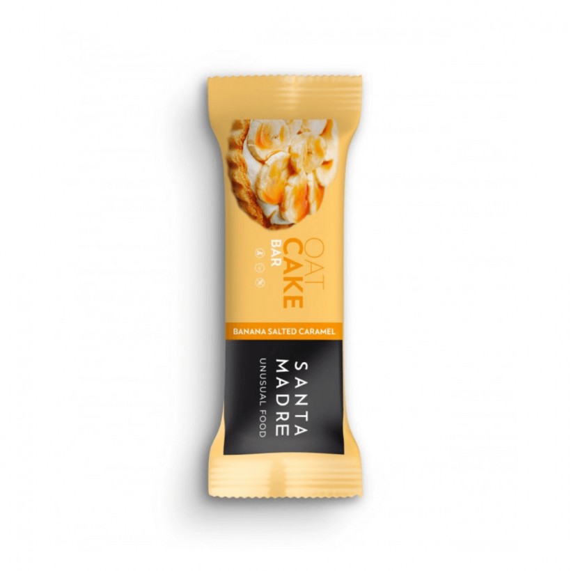 Oat Bar Santa Madre Banana Flavor Salted Caramel 60g