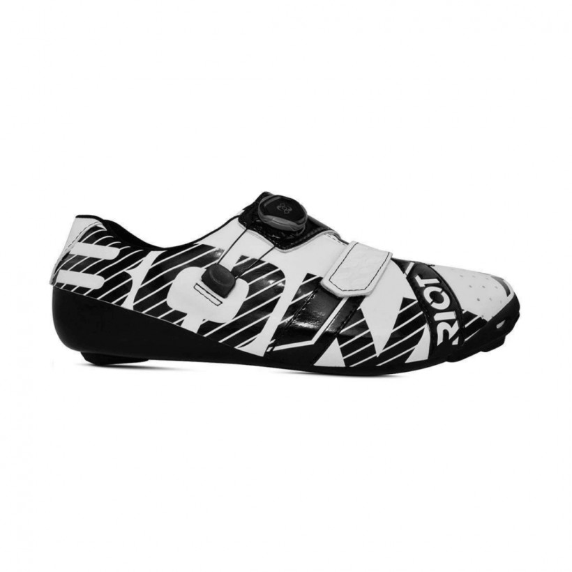 Chaussures Bont RIOT + BOA Blanc Noir
