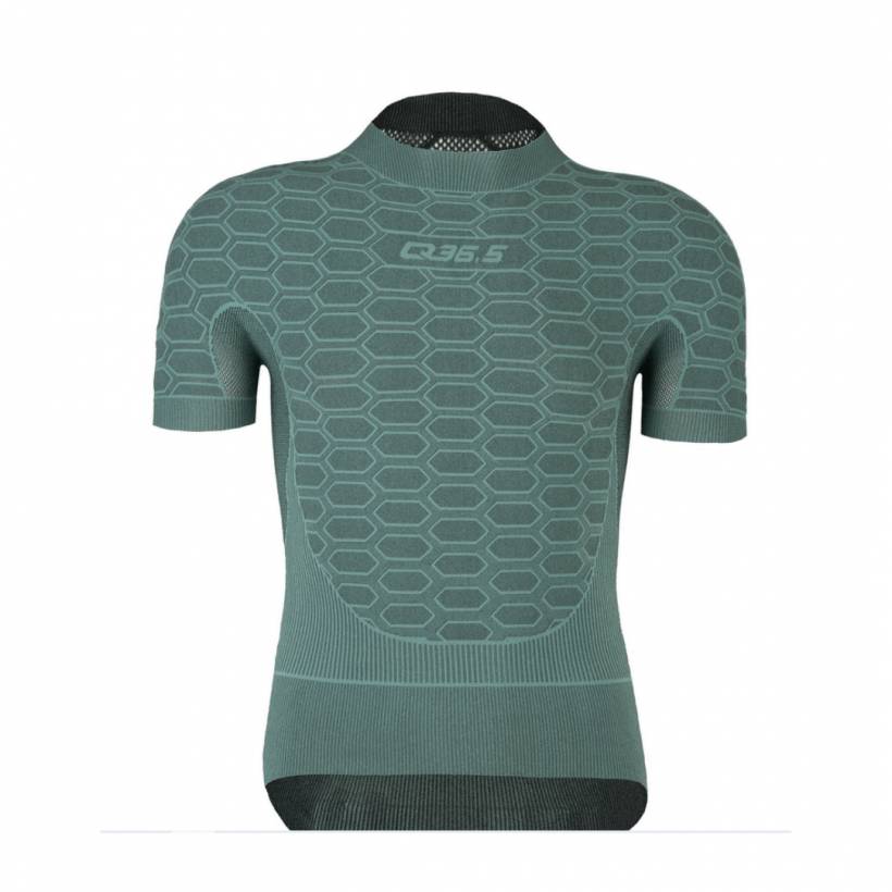 T-shirt Q36.5 Base Layer 2 z krótkim rękawem, oliwkowo-zielony