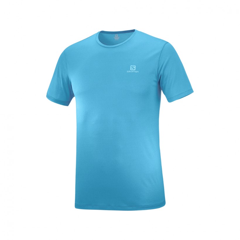 Salomon Agile Training Short Sleeve T-Shirt Light Blue