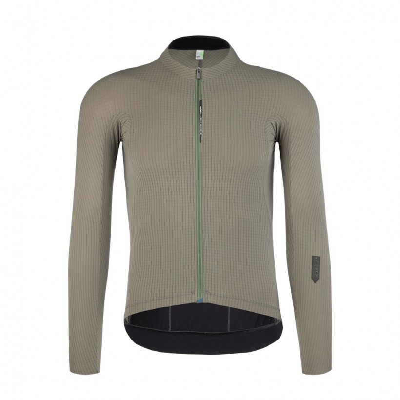 Long Sleeve Malliot Q36.5 L1 Pinstripe X Olive Green