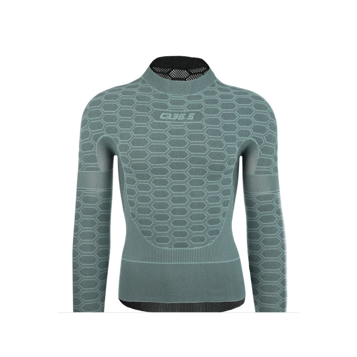 Lang Shirt  günstig Kaufen-Langarm-T-Shirt Q36.5 Base Layer 3 Olivgrün, Größe S/M. Langarm-T-Shirt Q36.5 Base Layer 3 Olivgrün, Größe S/M <![CDATA[Langarm-T-Shirt Q36.5 Base Layer 3 Olivgrün
 Unter Ausnutzung der Möglichkeiten der Karl Mayer Strickma