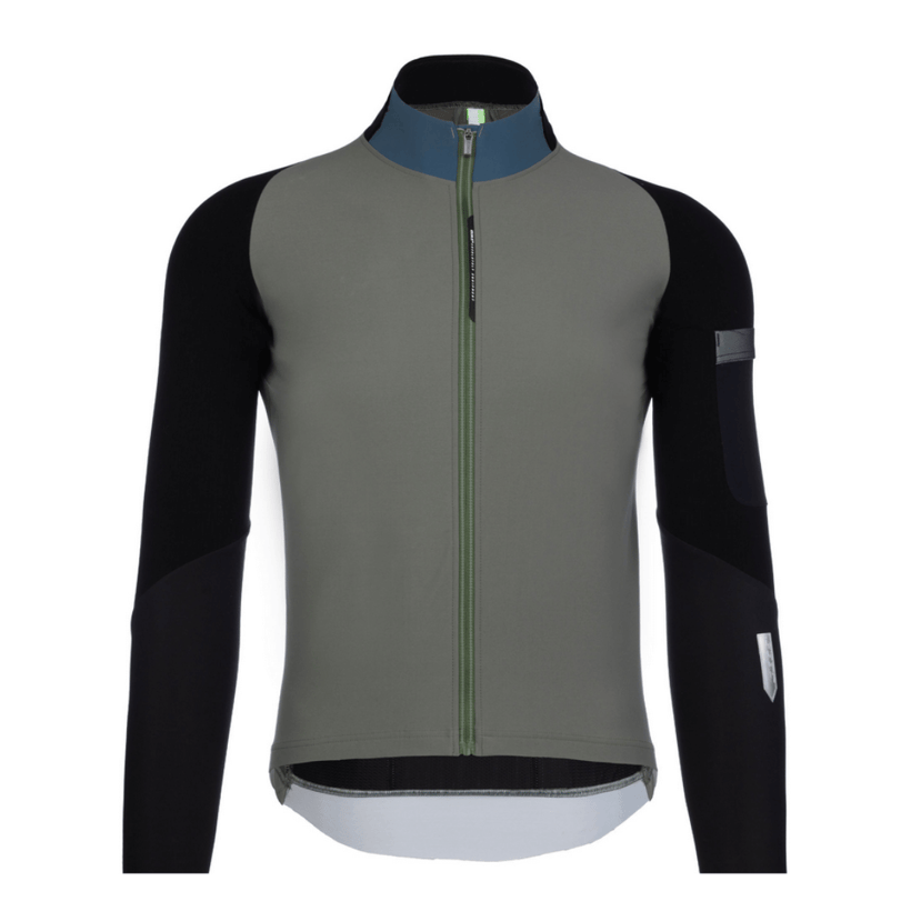 Q36.5 Hybrid Que X Olijfgroen shirt met lange mouwen