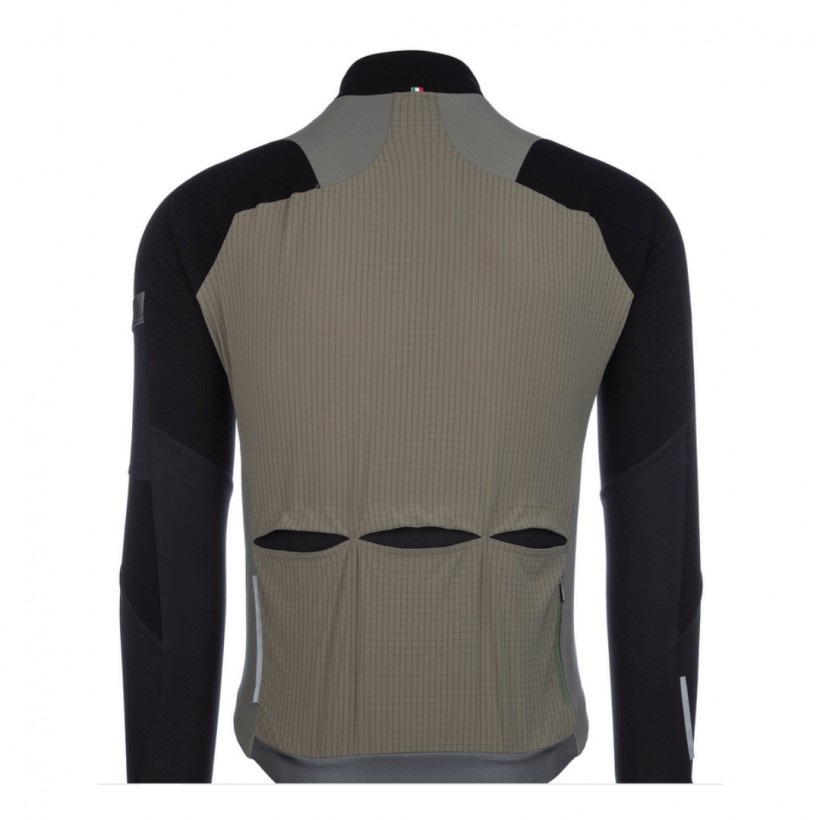 Maillot Manga Larga Q36.5 Hybrid Que X Verde Oliva
