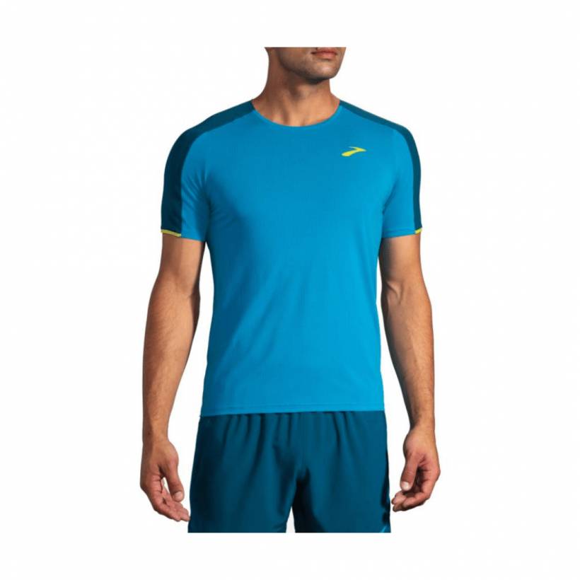 Brooks Atmosphere T-Shirt Manches Courtes Bleu