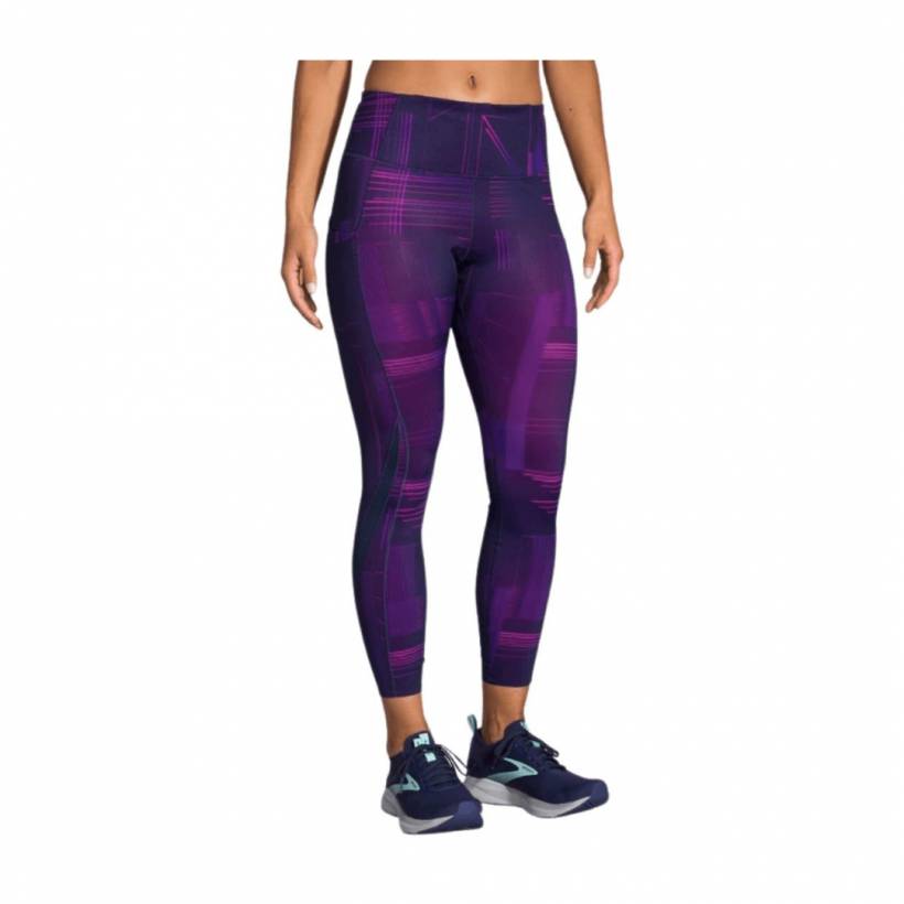 Brooks Method 7/8 Strumpfhose Lila Damen