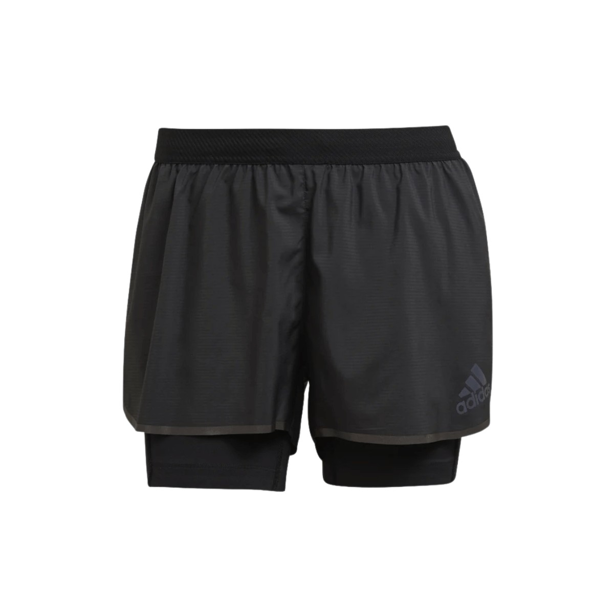 Adidas Adizero 2 In 1 Shorts Black Women, Size XS