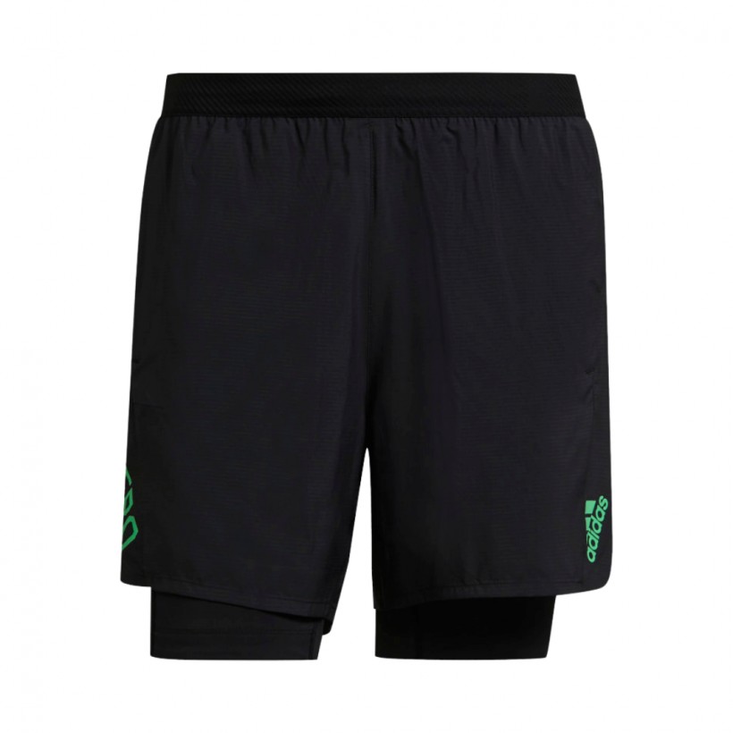 Adidas Adizero Two-in-one Shorts Black