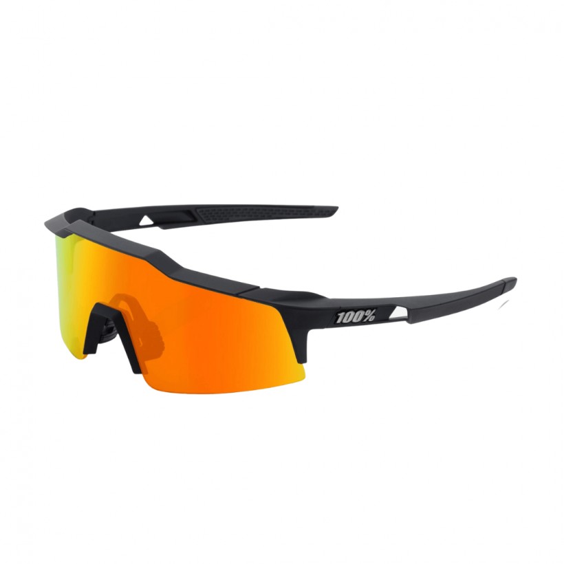 Glasses 100% Speedcraft SL Soft Tact Black Hiper Red