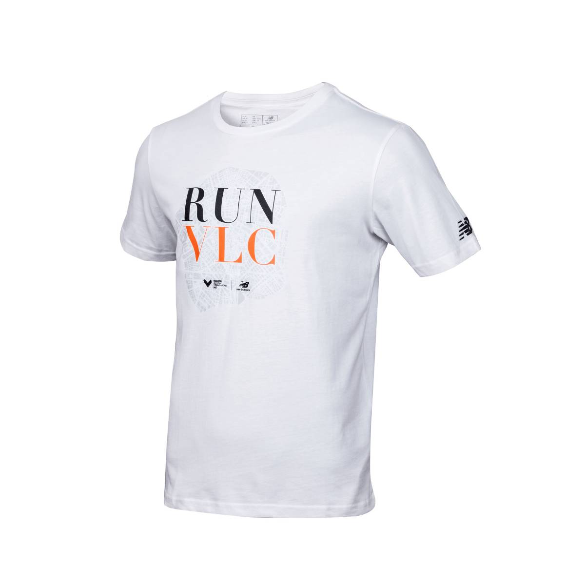 Camiseta Corta New Balance Valencia Run 2021 Blanco