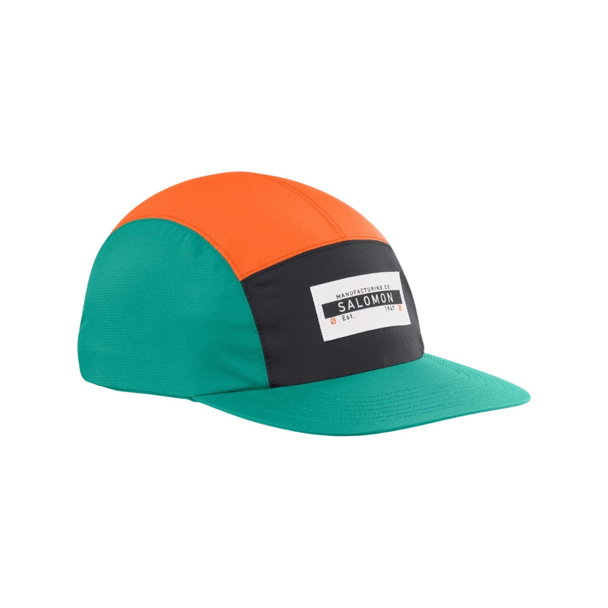 Casquette Salomon Bonatti Waterproof Five Panels Noir Orange Vert