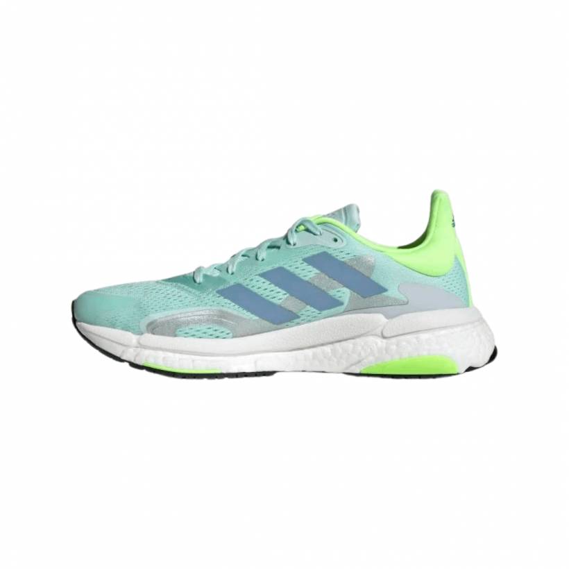 Zapatillas Solar Boost 3 Adidas Verde Azul AW21 Mujer