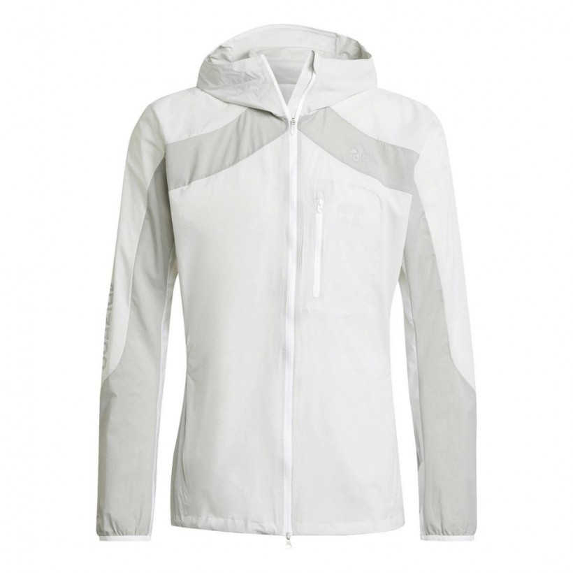Adidas Marathon Jacket White Gray
