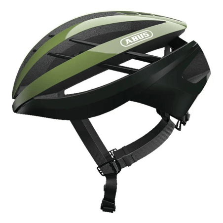 Abus Aventor Matte Green Helmet