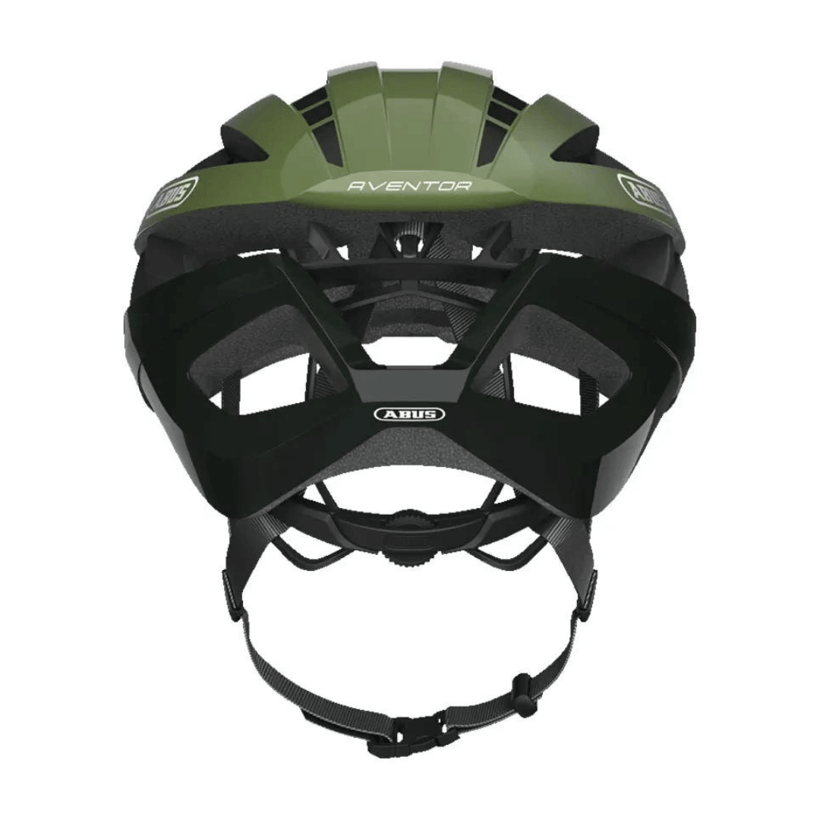 Abus Aventor Matte Green Helmet