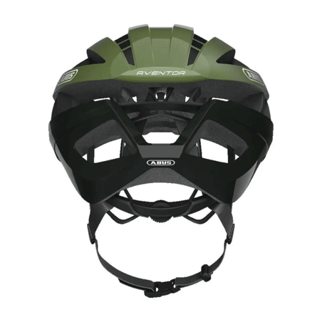 Abus Aventor Matte Green Helmet