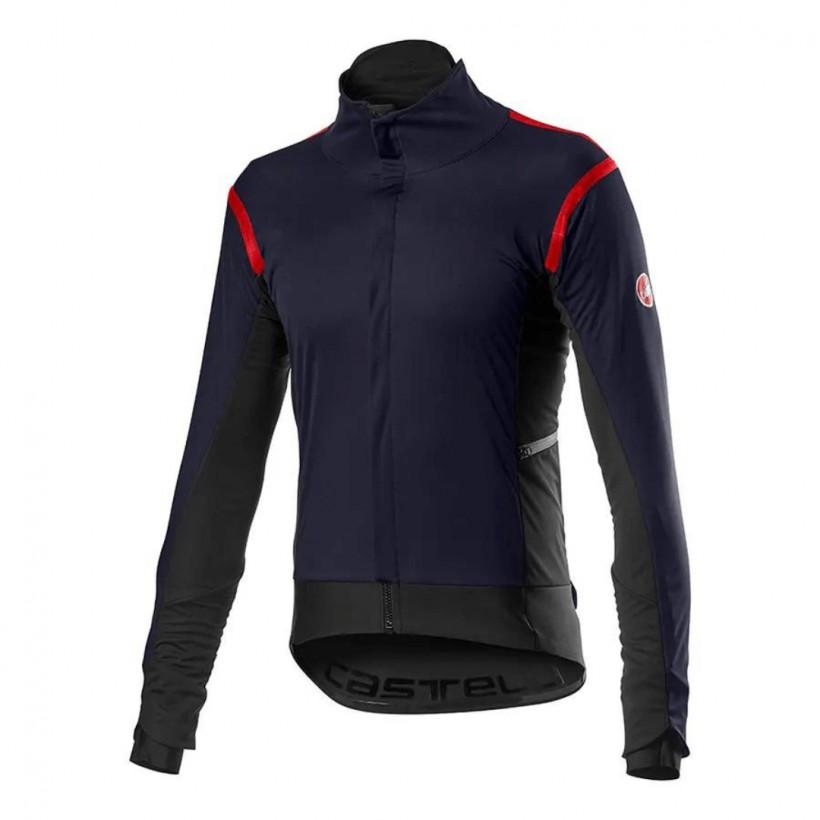 Castelli Alpha Ros 2 Jacke Blau Rot