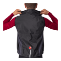 Castelli Squadra Stretch Windbreaker Weste Schwarz Bordeaux