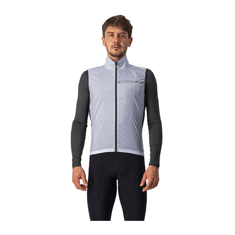 Castelli Squadra Stretch Windbreaker Vest Donkergrijs