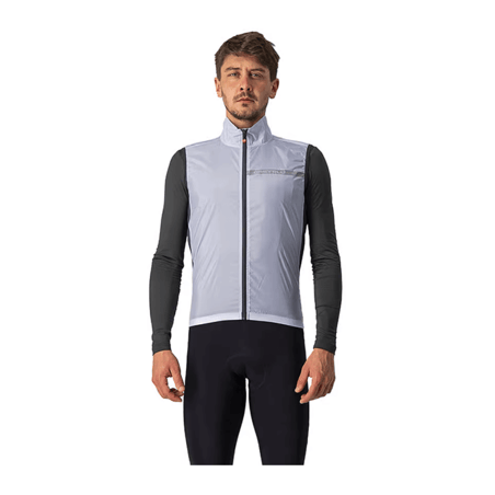 Castelli Squadra Stretch Windbreaker Vest Donkergrijs