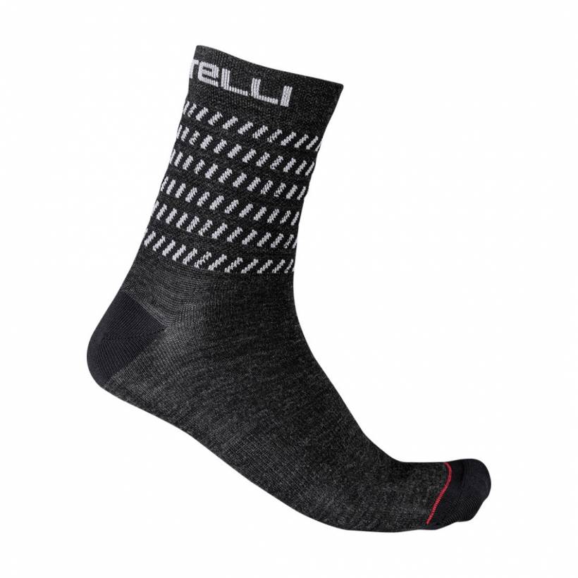 Chaussettes Castelli Go 15 Gris Foncé