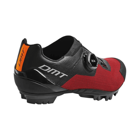 DMT KM4 Schwarz Rot Schuhe