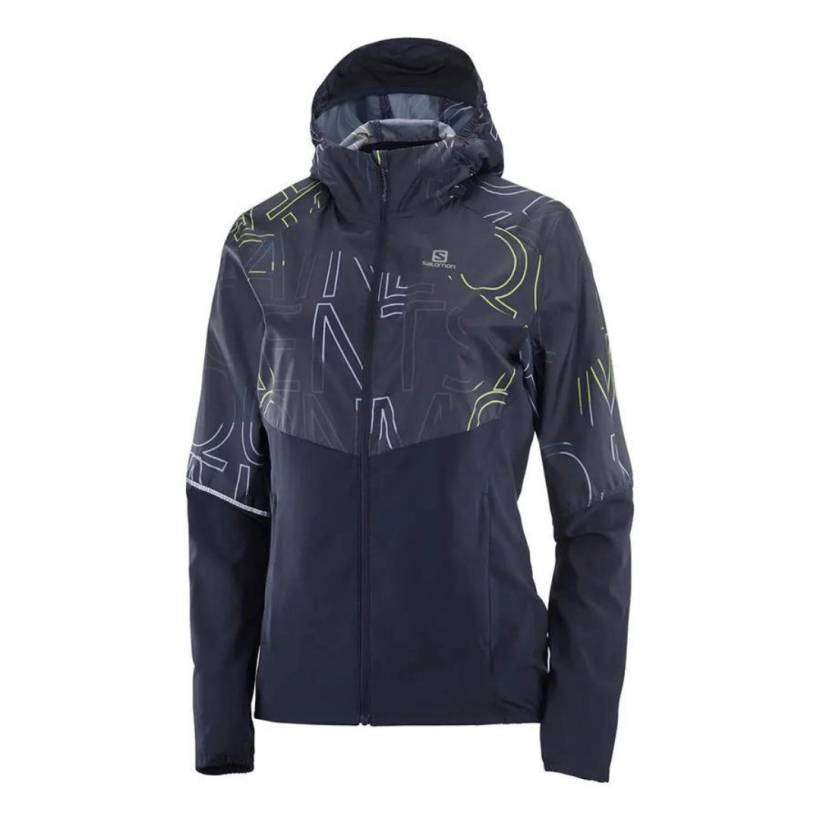 Salomon Agile Jacket Dark Blue Woman