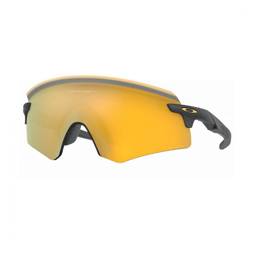 Okulary Oakley Encoder Matte Black Prizm 24K złote soczewki