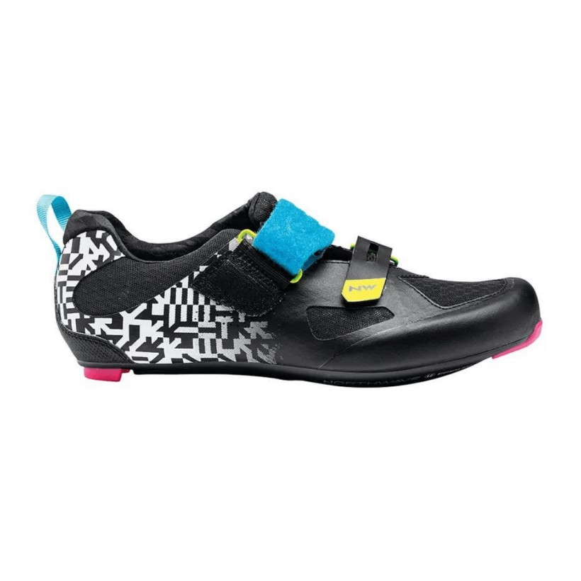 Northwave Tribute 2 Carbon Triathlon Shoes White Black-Multicolor