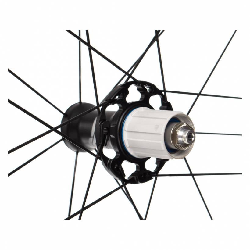 Capa preta Shimano do conjunto de rodas Zonda C17